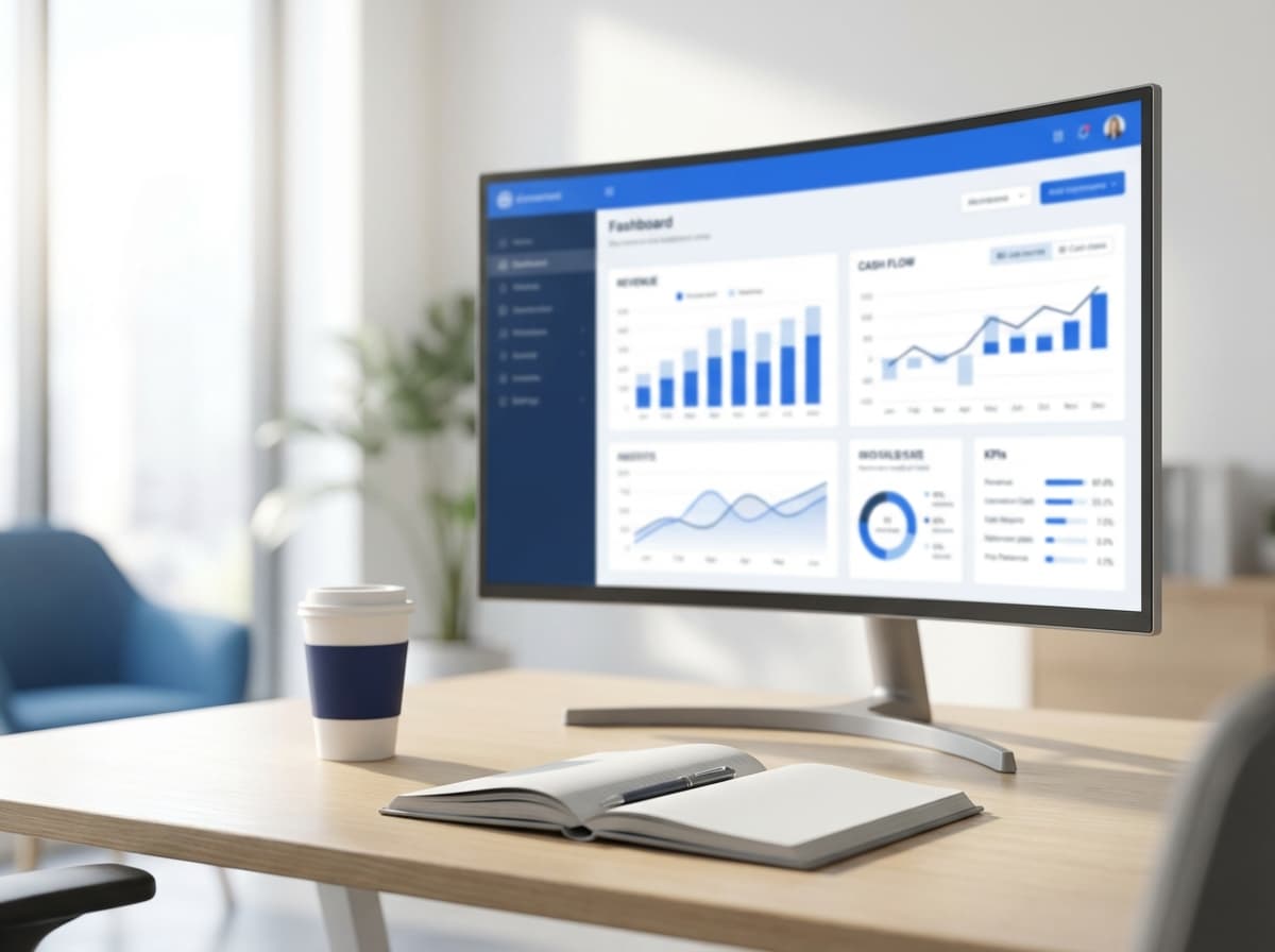 Clean, current financials on a real-time dashboard