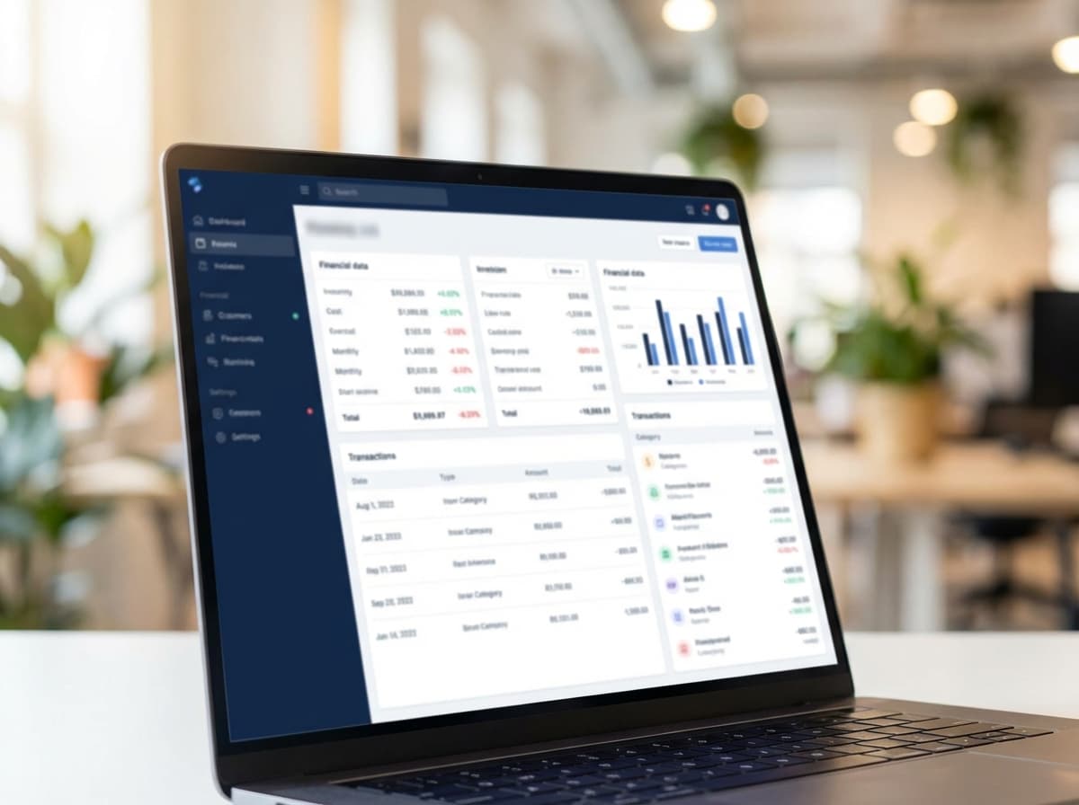 Bookkeeping and accounting dashboard